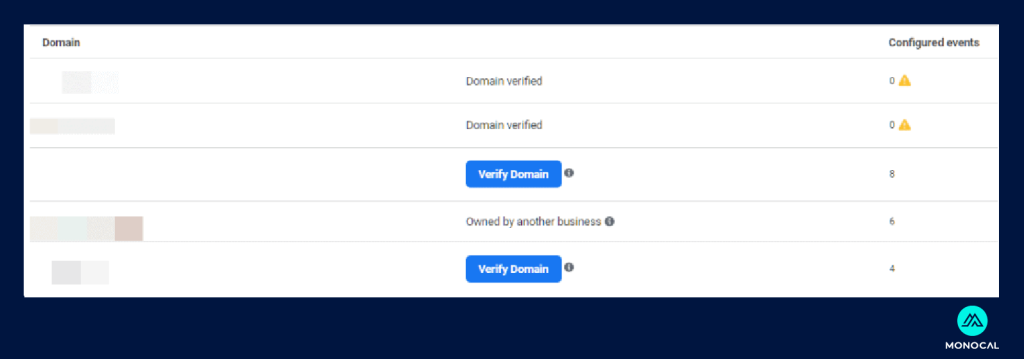 cara verify domain facebook - verify from list