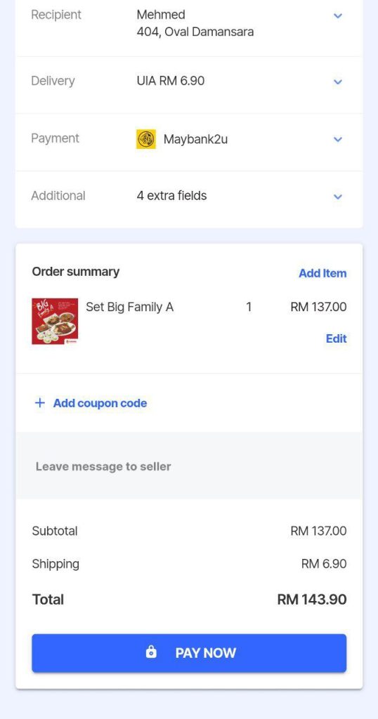 contoh ayat promosi makanan di whatsapp dengan yezza