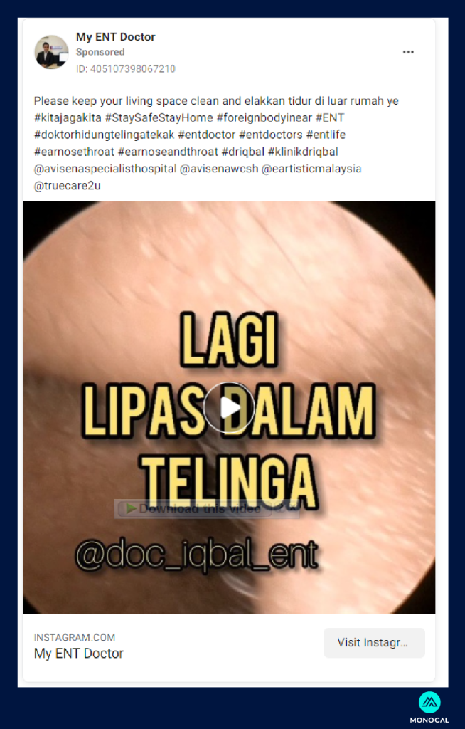 contoh copywriting menarik - ent doctor