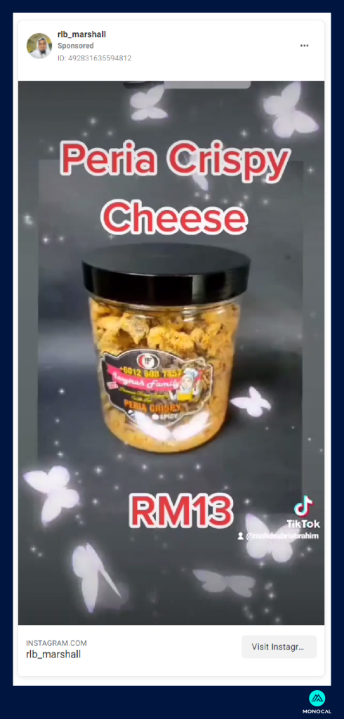 contoh copywriting menarik - popia cheese