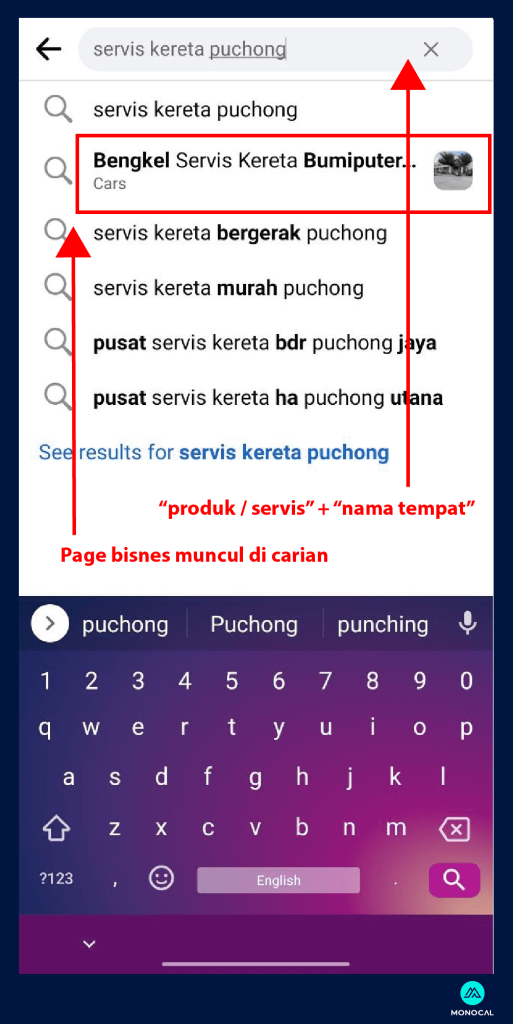 apa itu NAP #02 cadangan search di facebook