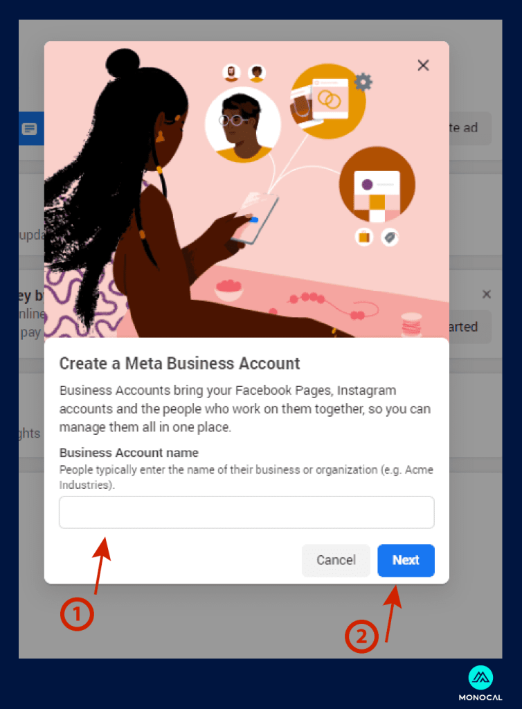 cara daftar facebook business suite 15 create meta business account